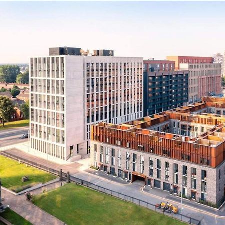 Luxury New Built Split-Level Flat With Rooftop Gardens Access Manchester Zewnętrze zdjęcie