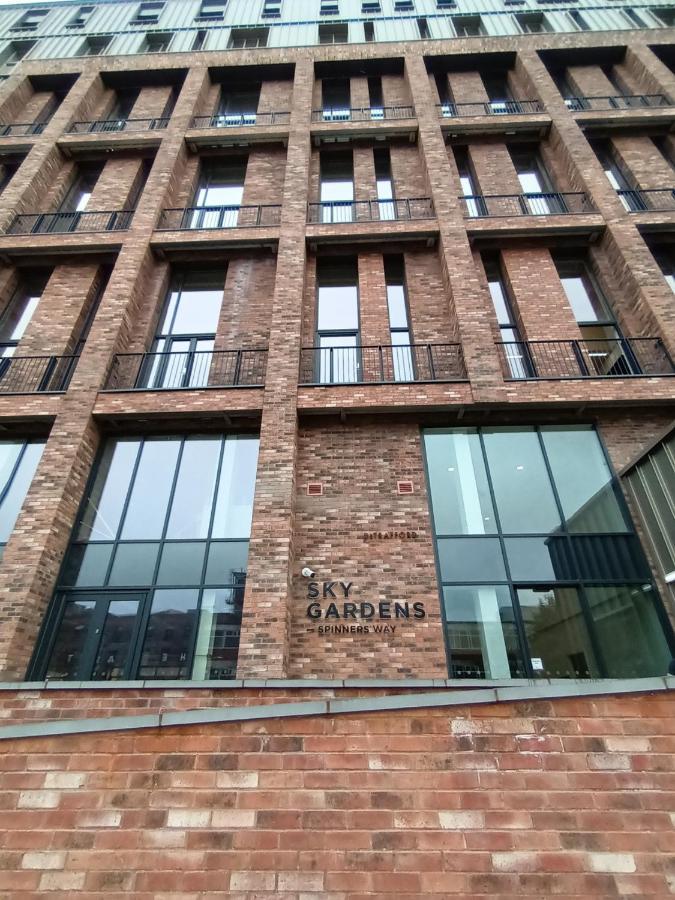Luxury New Built Split-Level Flat With Rooftop Gardens Access Manchester Zewnętrze zdjęcie
