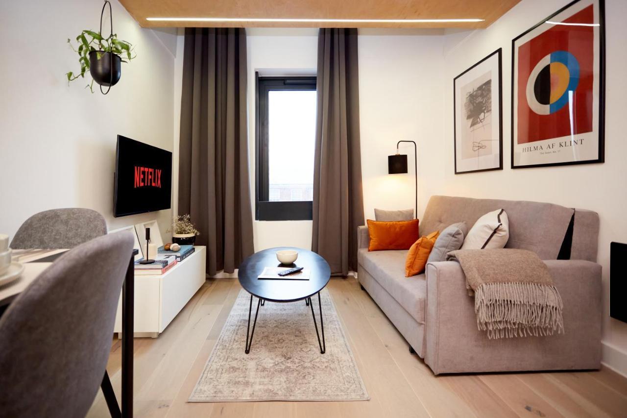 Luxury New Built Split-Level Flat With Rooftop Gardens Access Manchester Zewnętrze zdjęcie